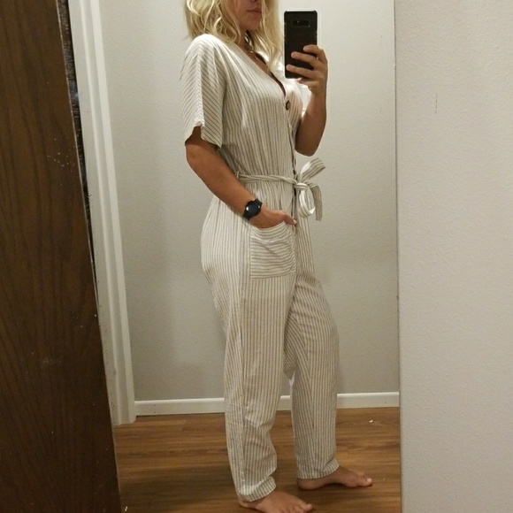 Stripe Jumpsuit - Picture 4 of 5